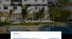 Desktop Screenshot of laresidencedakar.com